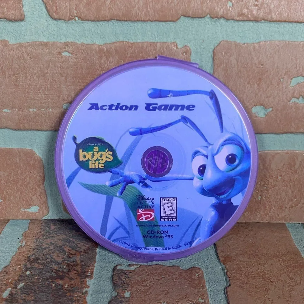 Disney's A Bug's Life Action Game (PC Windows 95 1998) CD-ROM - FREE SHIPPING